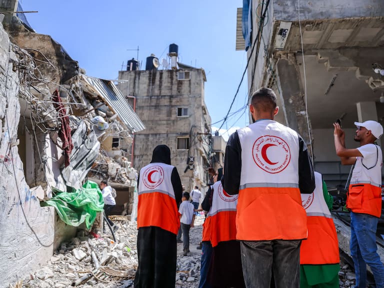 Suman 19 los elementos de la Media Luna Roja Palestina asesinados durante el desempeño de su labor humanitaria