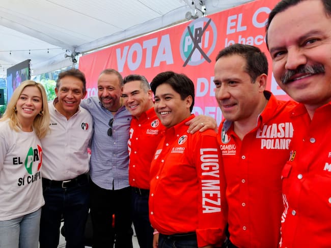 Alejandro Moreno refrenda apoyo del PRI en la campaña de Lucy Meza