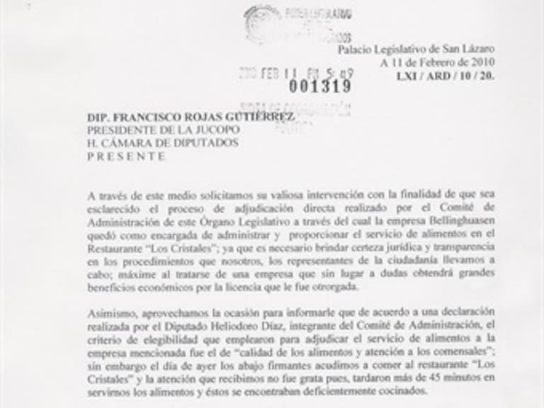 Demandan investigar adjudicación de restaurante en San Lázaro