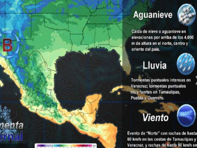Pronóstico del Tiempo del 10 de noviembre