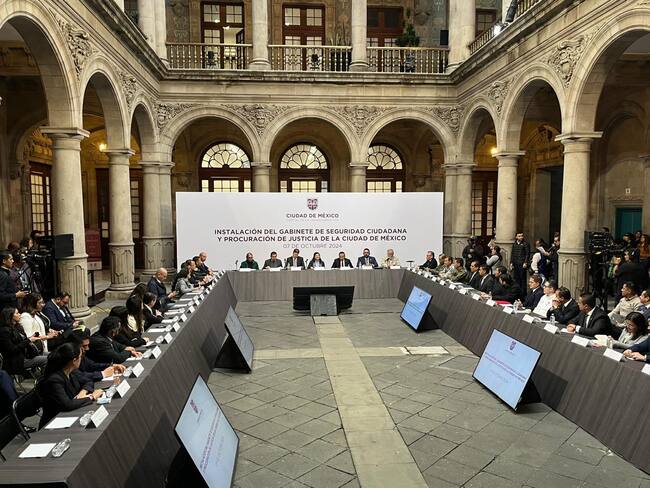 Clara Brugada instala Gabinete de Seguridad y Justicia para la CDMX