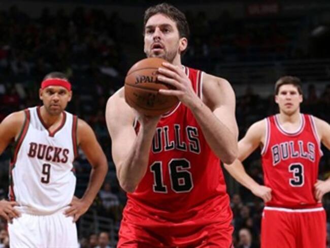 Sigue Pau Gasol de dulce: 26-16, a dos dobles-dobles de Jordan