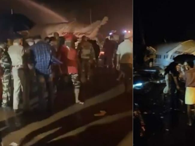 Se estrella avión de Air India Express