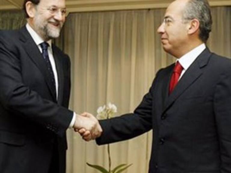Desea Calderón suerte a Mariano Rajoy como presidente de España