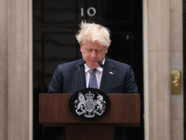 Dimite Boris Johnson al Partido Conservador y abre paso a un nuevo ministro