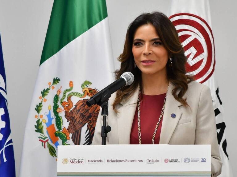 Develan billete de lotería por siete décadas de la Organización Internacional del Trabajo en México