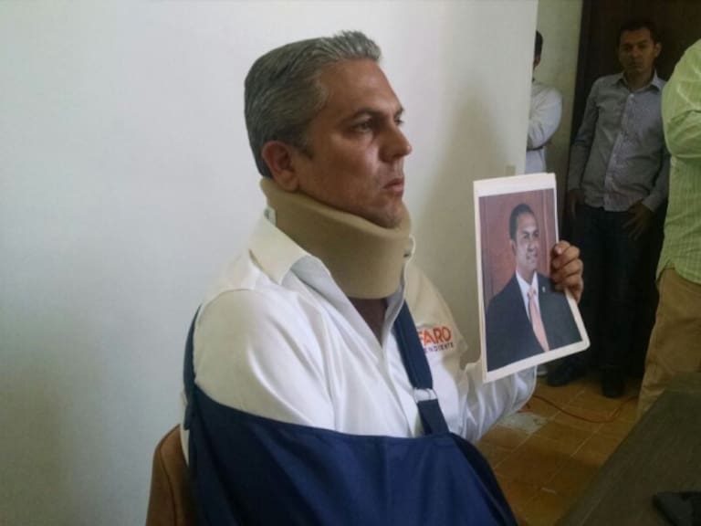 Candidato independiente a alcalde de Tlaquepaque denuncia agresión de regidor emecistas