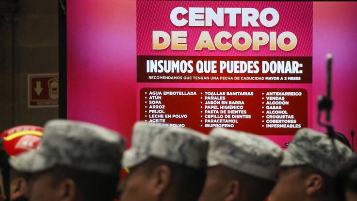 CDMX instala centros de acopio para apoyar a damnificados por lluvias