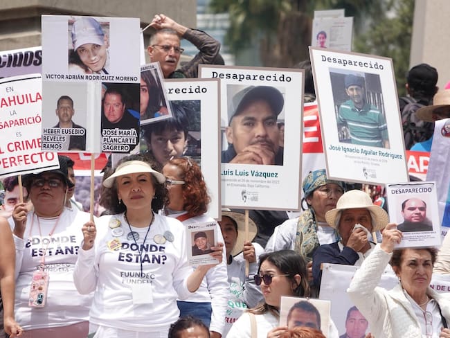 Madres buscadoras marchan en la CDMX para exigir justicia