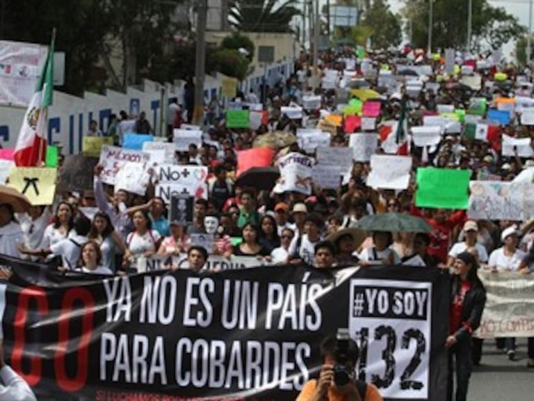 Marcha SME y #YoSoy132 contra EPN