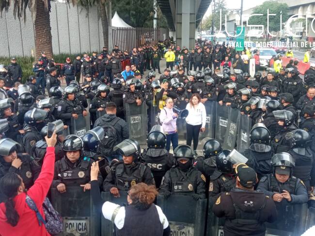 Niega Brugada enfrentamientos con trabajadores del PJF