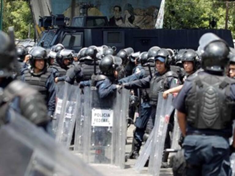 Resguarda PF San Lázaro por mitin del PRD