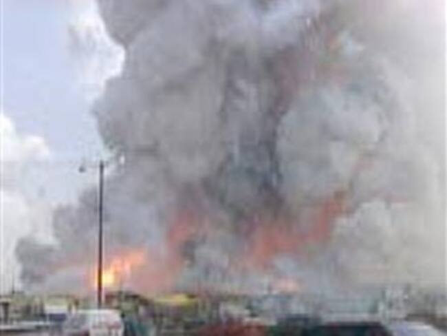 Explota polvorín en Tláhuac