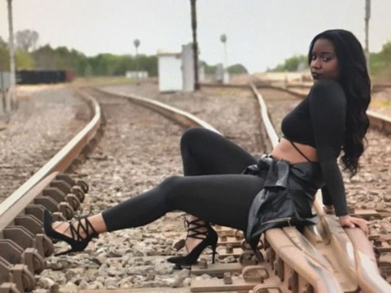 Fredzania Thompson, la modelo que murió arrollada por un tren
