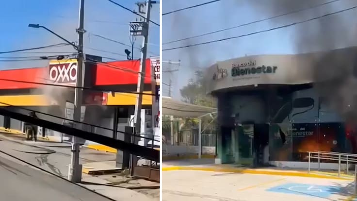 Código rojo en Jalisco provoca cierre de tiendas y bancos