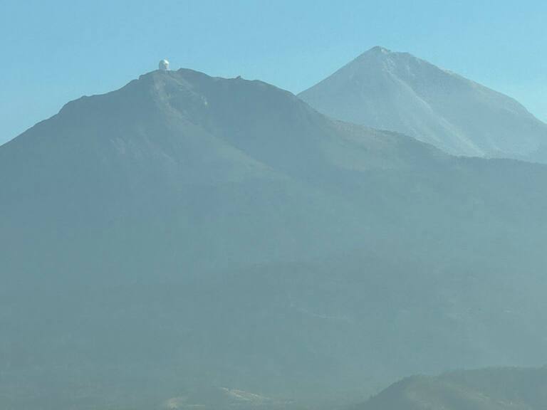 Esfera metálica en Pico de Orizaba
