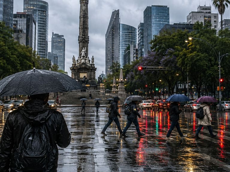 Viernes de paraguas en CDMX y Edomex: así estará el clima este 21 de agosto. IA