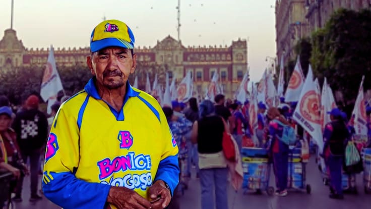 Ambulantes y vendedores de BonIce marchan por Reforma; piden la renuncia de César Cravioto