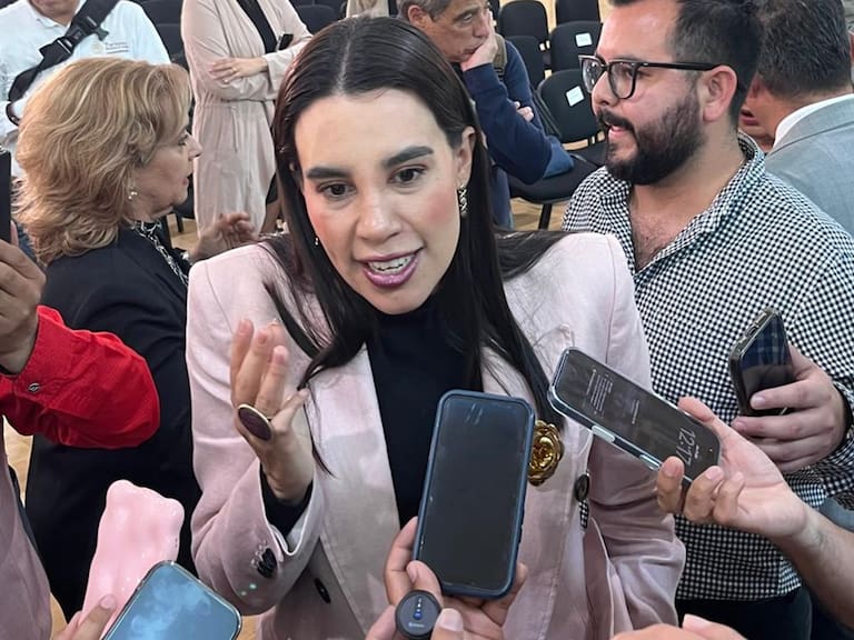 La secretaria de Turismo, Josefina Rodríguez Zamora, quien destacó la recuperación del sector y las expectativas rumbo al Mundial.