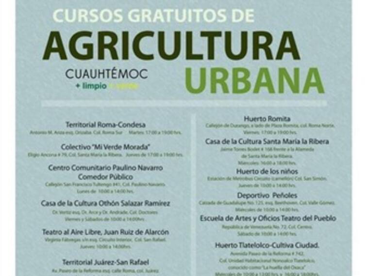 Cursos gratuitos de agricultura. Joel Tovar Velasco, director de Gestión Ambiental, Claudia Chávez de 'Mi verde morada'