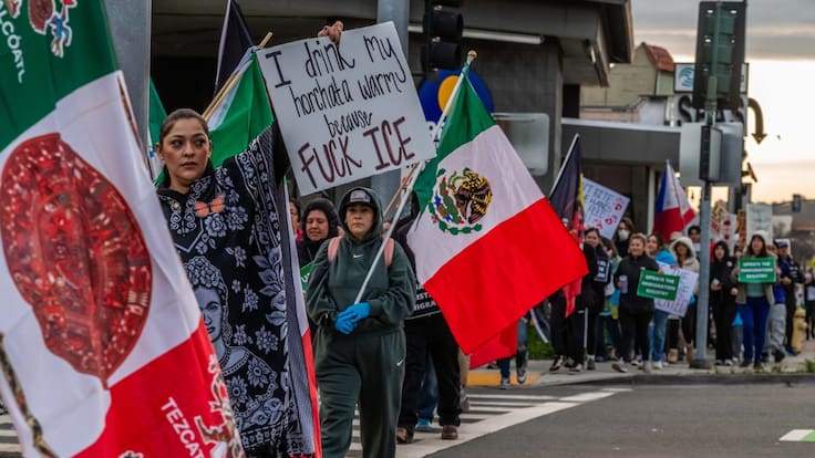 PAN CDMX exhibe supuestos grupos de choque de Morena en manifestaciones contra EE.UU.
