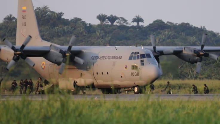 Cae avión militar en Colombia: Confirman 8 soldados muertos y más de 80 heridos