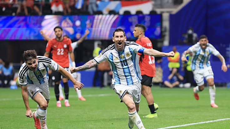 Remontada histórica de Argentina frente a Egipto: Con goles de Messi y Enzo Fernández pasa a cuartos de final