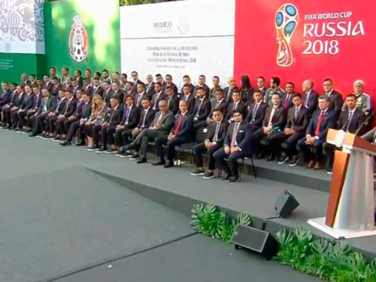 Abanderamiento de la Selección Nacional de México rumbo a la Copa del Mundo Rusia 2018