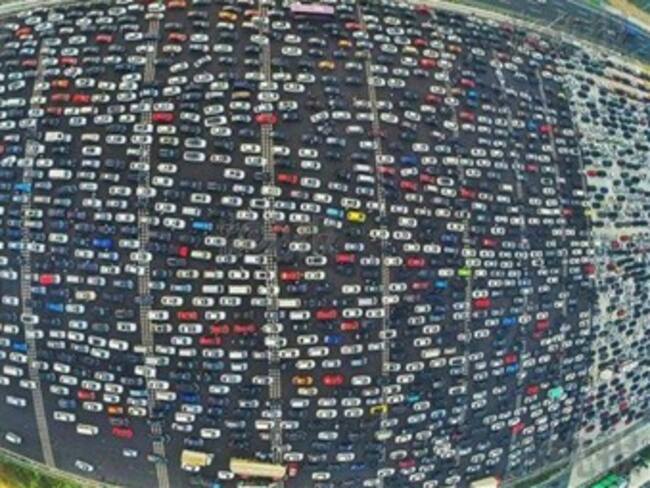 El embotellamiento más grande del mundo