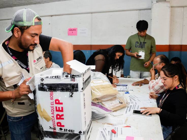 INE recuenta 68.16% de paquetes electorales