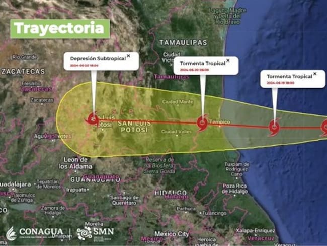 Tormenta tropical Alberto 2024: ¿cuándo y dónde tocará tierra?