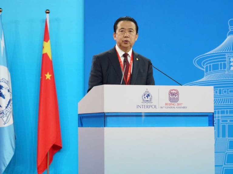 China detuvo al Presidente de la Interpol