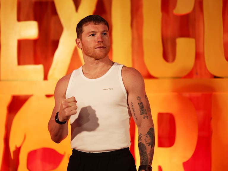 Canelo calentó la pelea contra Mbilli