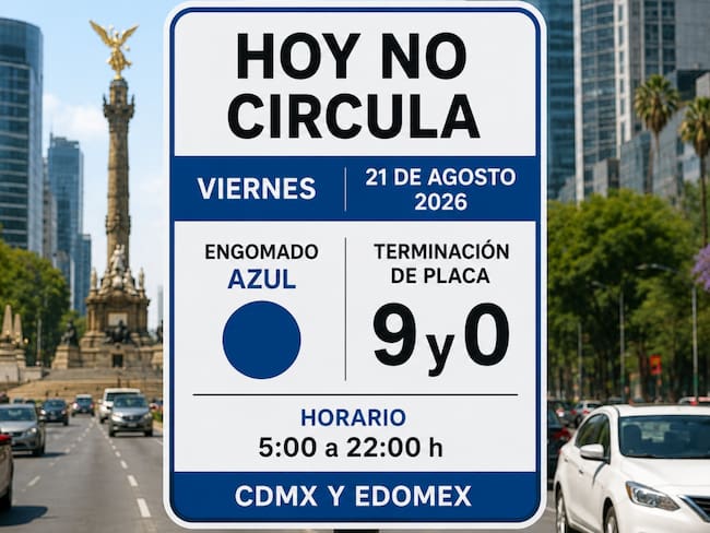 Viernes con restricciones en CDMX y Edomex: qué autos no circulan el 21 de agosto
