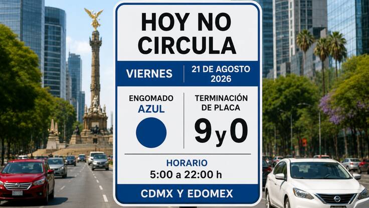 Viernes con restricciones en CDMX y Edomex: qué autos no circulan el 21 de agosto