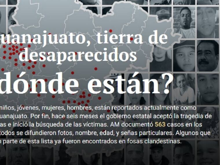 Búsqueda de más de 2 mil desaparecidos la hacen colectivos: AM Guanajuato