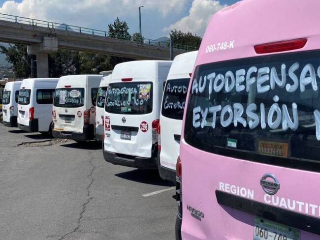 Transportistas del Edomex crean grupo de autodefensas