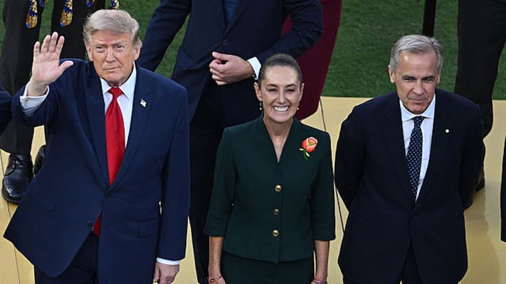 Asuntos comerciales, principal tema de Sheinbaum con Trump y Carney