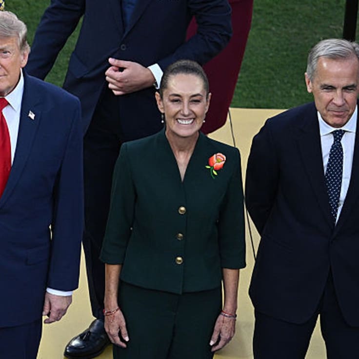 Asuntos comerciales, principal tema de Sheinbaum con Trump y Carney