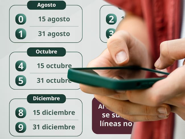 Registro obligatorio de celulares cambia: ahora hay 10 fechas límite en 2026 según tu número