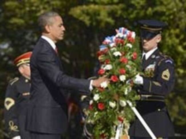 Encabeza Obama ceremonia por el Día de los Veteranos