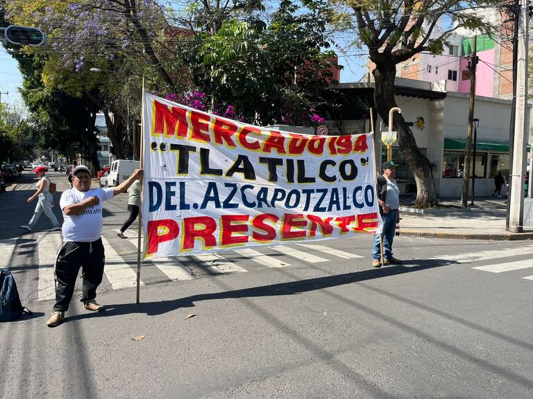 Los comerciantes salieron a manifestarse contra la digitalización