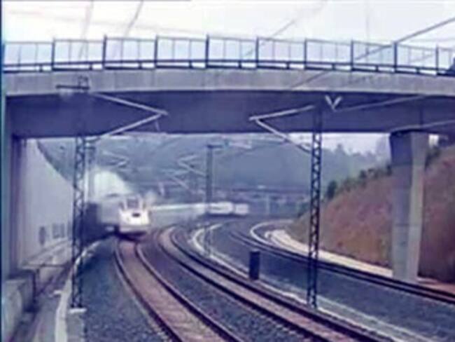 Descarrila tren en Santiago de Compostela