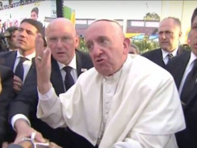 Hacen enojar al Papa Francisco