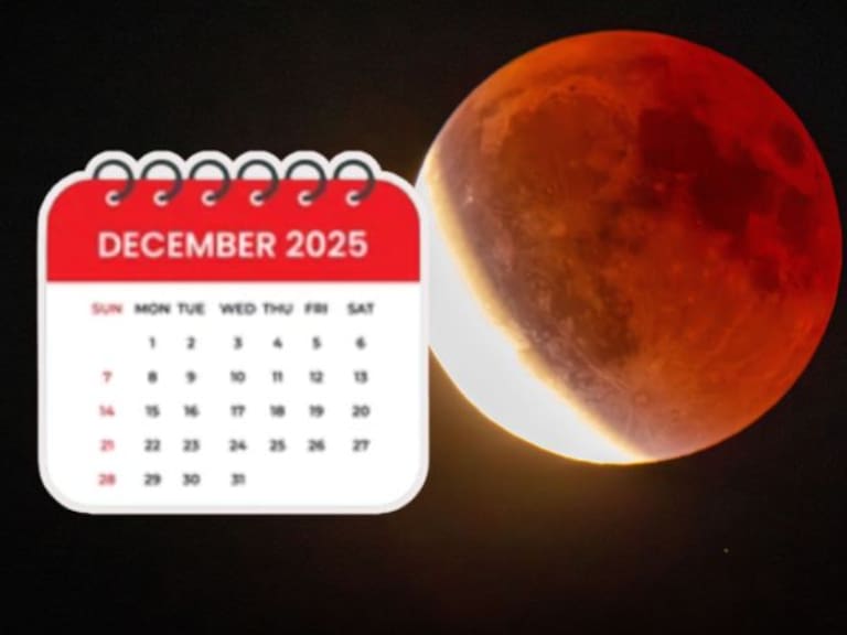 Tras un eclipse lunar total, el cuerpo celeste se ilumina en el cielo como una "luna de sangre”. Canva/Getty