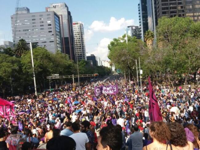 ¿Hubo agresión durante la movilización contra las violencias machistas?
