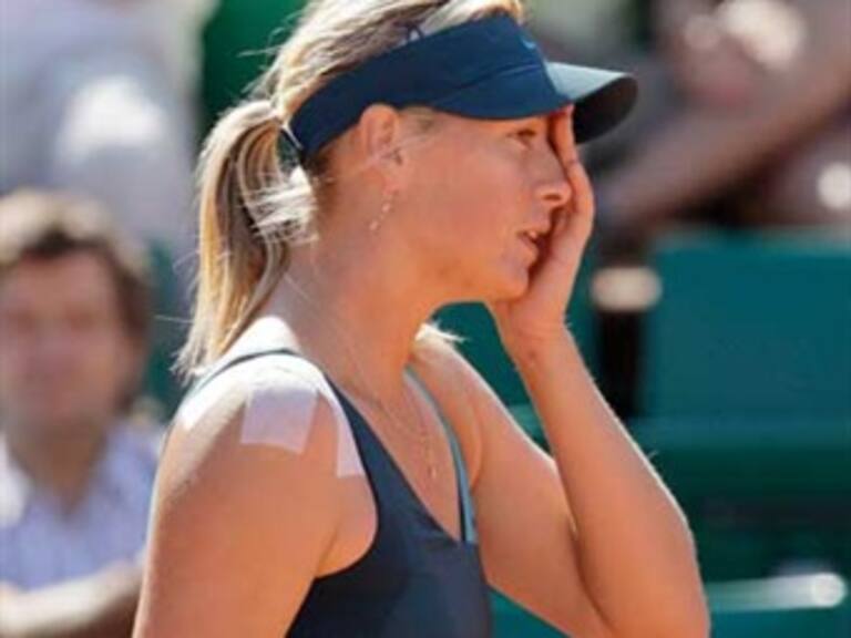 Maria Sharapova, con pie y medio fuera del Masters