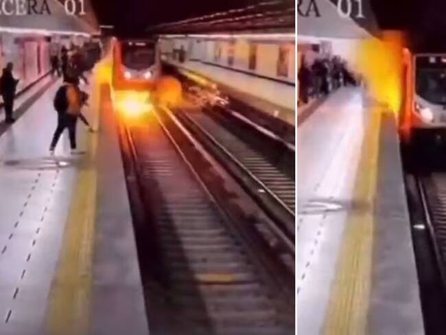 Captan explosión en línea 1 del metro de la CDMX; te contamos qué pasó en la estación Sevilla