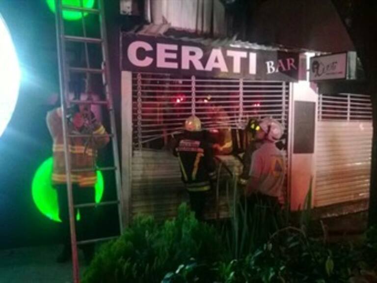 Se incendia bar alusivo a Cerati en el DF