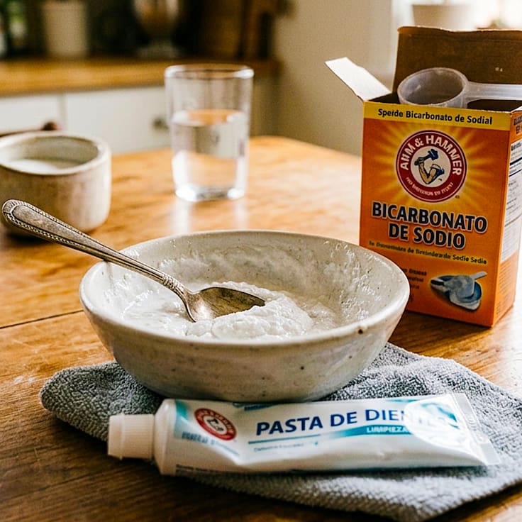 Mezclar pasta de dientes con bicarbonato: para qué sirve y qué tan efectivo es
